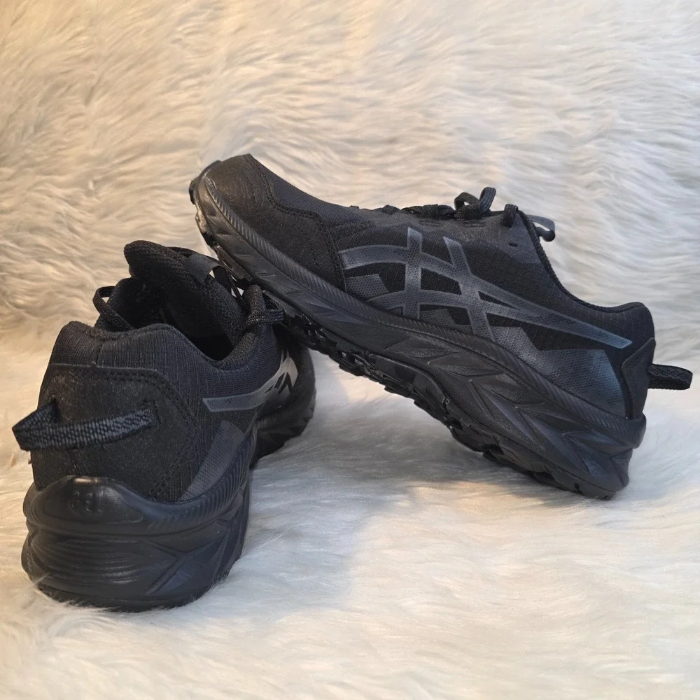 Trail Running Shoes ASICS Gel-Venture 10 Wide Black Graphite Women 9.5 1012B761